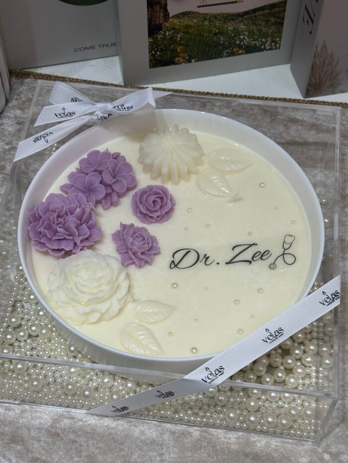 ⁦شمعة همس بنفسجي⁩ - الصورة ⁦1⁩