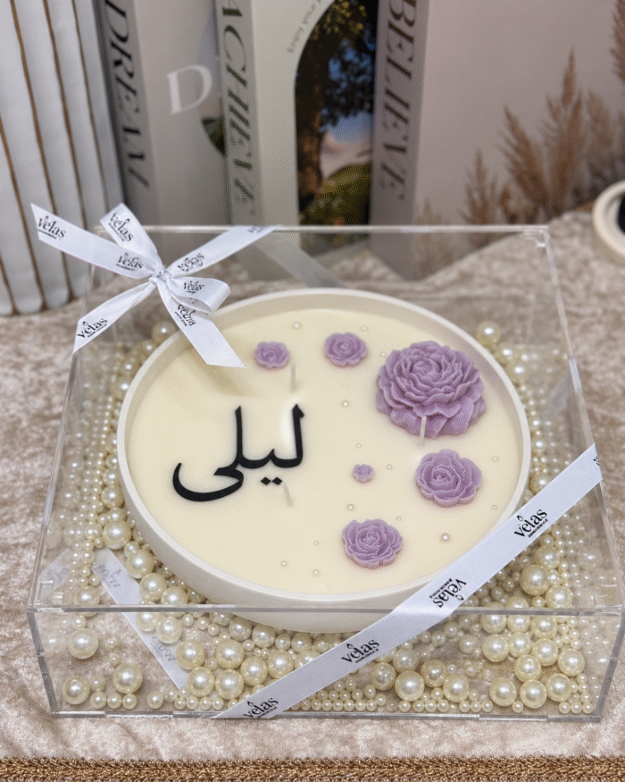 ⁦شمعة أميرة البنفسج⁩ - الصورة ⁦1⁩